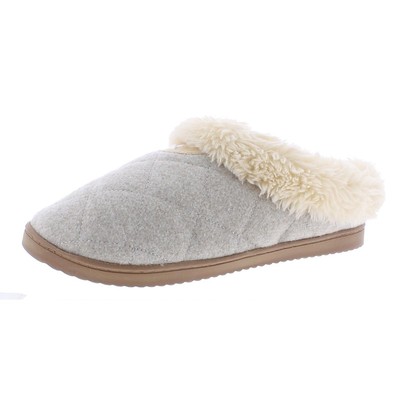 

Женские стеганые шлепанцы Dearfoams цвета слоновой кости 9–10, средние (B,M) BHFO 5889, Oatmeal