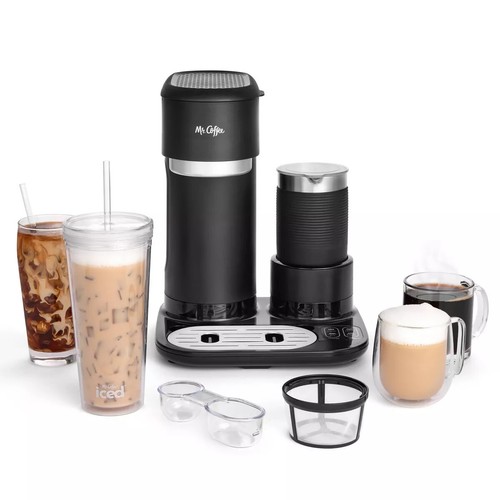 Mr. Coffee 4-in-1 Single-Serve Latte, Iced, and Hot Coffee M
