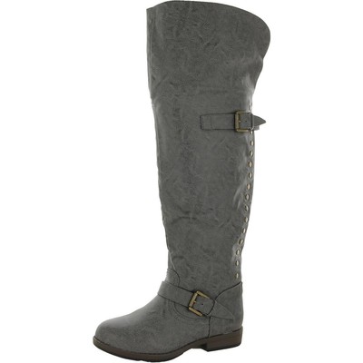 Женские сапоги до колена из искусственной кожи Kane коллекции Journee, BHFO 1365