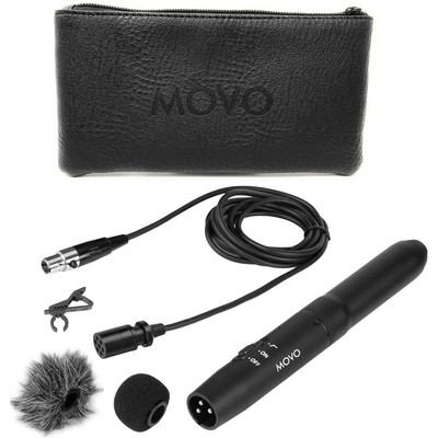 Movo Photo LV11C XLR Кардиоидный конденсаторный петличный микрофон с фантомным источником питания