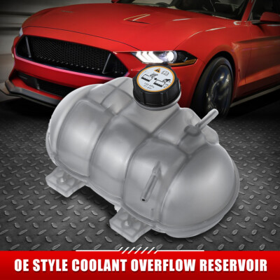ДЛЯ 15-22 FORD MUSTANG 2.3/3.7/5.0/5.2 L ПЕРЕЛИВНОЙ БАЧОК ОХЛАЖДАЮЩЕЙ ЖИДКОСТИ РАДИАТОРА+КРЫШКА