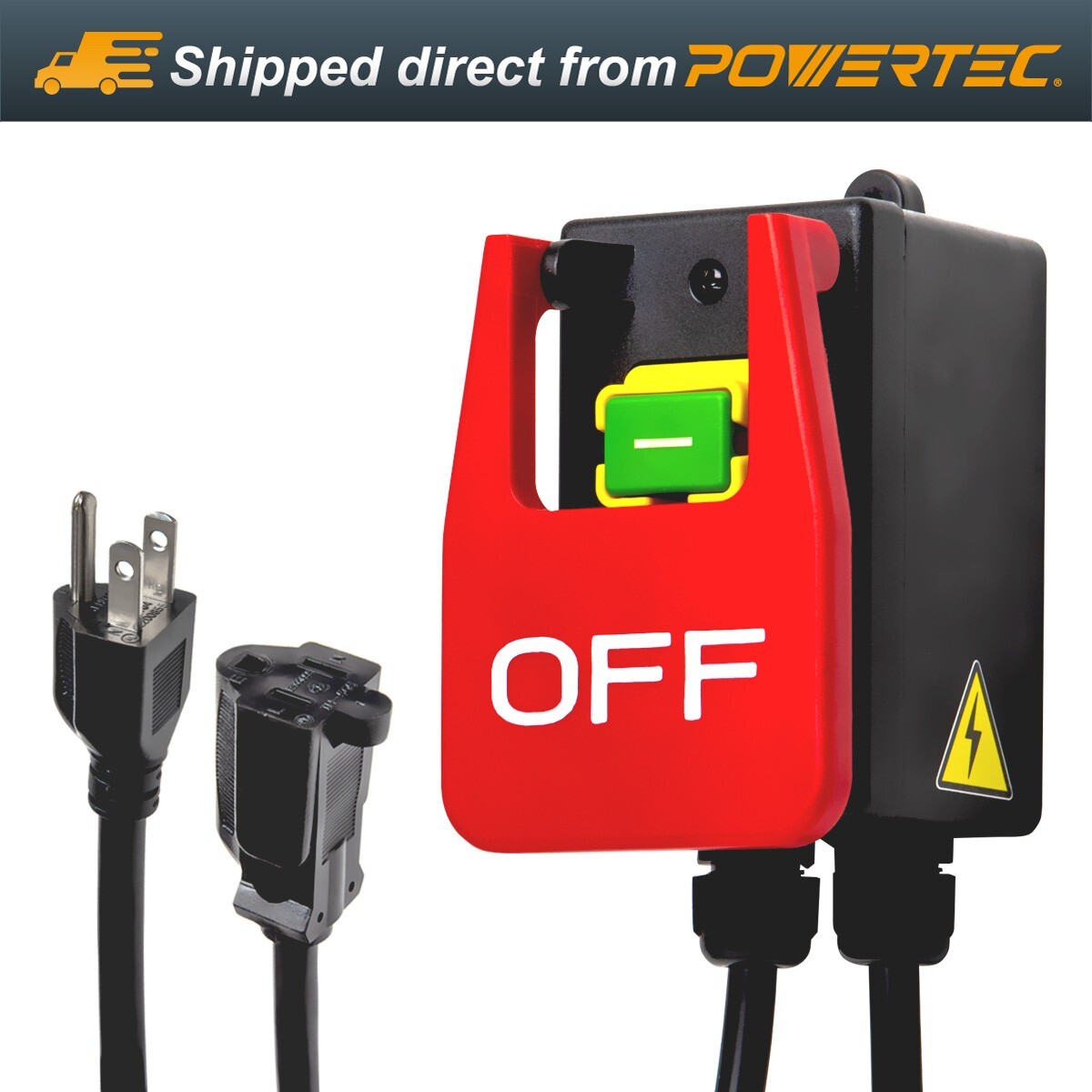 POWERTEC 71754 Safety Power Tool Paddle Switch for Router