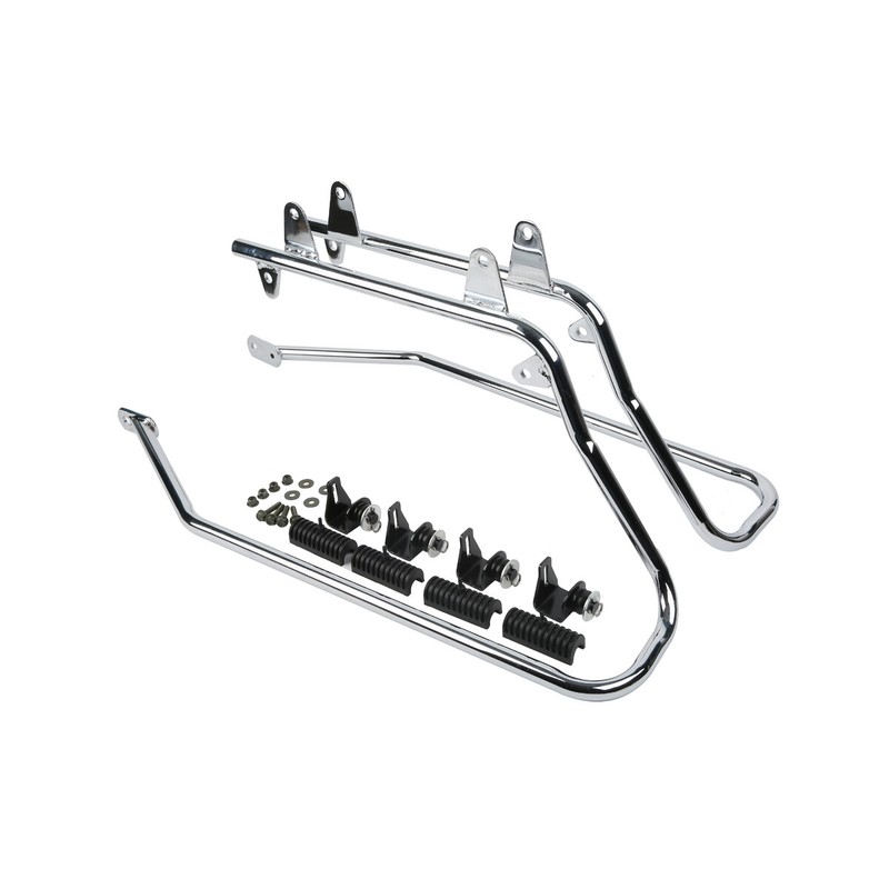 Hard Saddlebags Conversion Bracket Fit For Harley Heritage Softail Classic 84-17