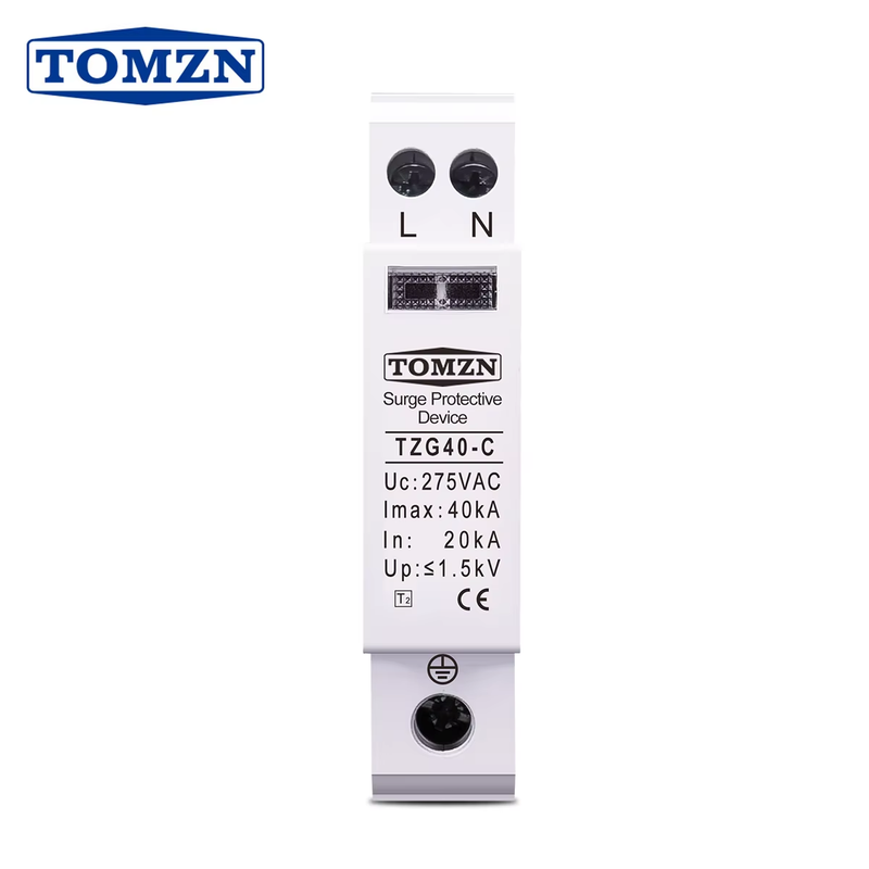 AC SPD 20KA~40KA 275V House Surge Protector protection Protective Low-voltage