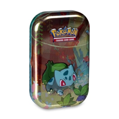 Pokémon TCG: Kanto Friends Mini Tin (Bulbasaur) J18 Fates Collide/Burning Shadow