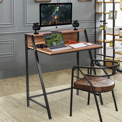 Blanco Escritorio Plegable para Computadora PC Laptop Mesa de Estudio