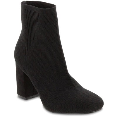 

Женские вязаные ботильоны Mia Braxton с миндалевидным носком BHFO 0351, Black knit, Braxton