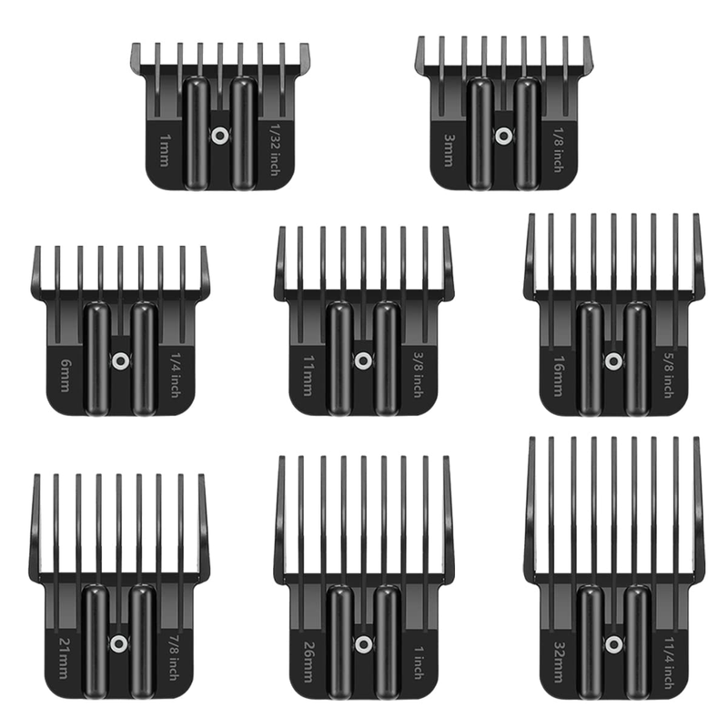 8 Pack Premium Trimmer Guards Fit for Babylisspro Barberolog