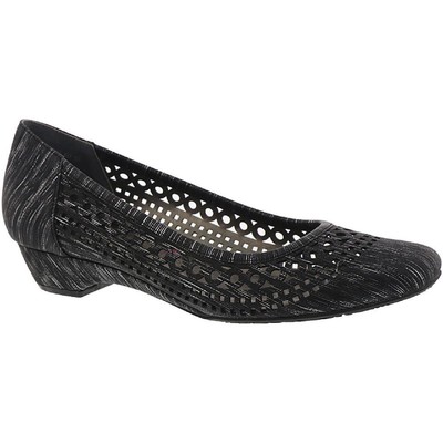 

Женские черные балетки Tina Ros Homerson 9 Narrow (S) BHFO 1429, Black laser stripe fabric, Tina