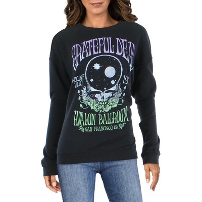 

Junk Food Womens Grateful Dead Черная толстовка с рисунком Shell  BHFO 1819, Черный