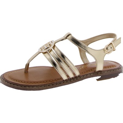 Женские босоножки на плоской подошве Tommy Hilfiger BRAILO Gold 6 Medium (B,M) BHFO 2860