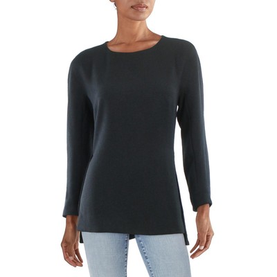 

Женская блузка Anne Klein с молнией сзади и боковым разрезом, топ с баской BHFO 3560, Anne black