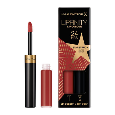 2x Max Factor Lipfinity Lip Colour 2 Step Rising Stars Collection - Choose Shade