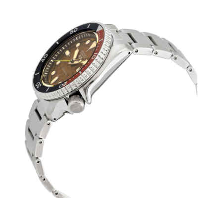 Pre-owned Seiko 5 Sports Automatic Brown Dial Men's Watch Srpj47