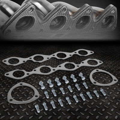 ДЛЯ ДВИГАТЕЛЕЙ CHEVY BIG BLOCK BBC 65-72 КОМПЛЕКТ ПРОКЛАДОК КОЛЛЕКТОРА ВЫПУСКНОГО КОЛЛЕКТОРА С БОЛТАМИ