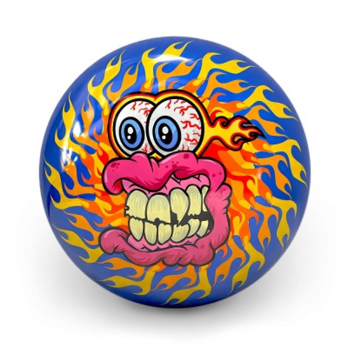 On The Ball Bowling Ball - Dave Savage - Blazing Blue Eyes - Funball - New