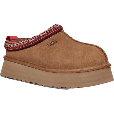 Ugg Womens Tazz Tan Wool Slip On Slide Slippers Shoes 10 Medium (B,M) BHFO 0619