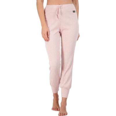 

Женские брюки-джоггеры Kendall + Kylie из трикотажа в рубчик для дома, Pink sand