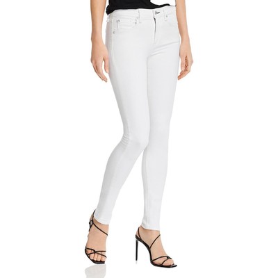Женские белые эластичные джинсы-скинни Rag - Bone Cate полной длины BHFO 5423, Белый