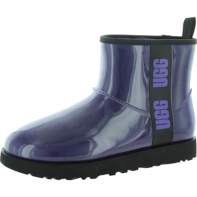 Женские классические прозрачные фиолетовые зимние ботинки Ugg Mini 5 Medium (B,M) BHFO 7209