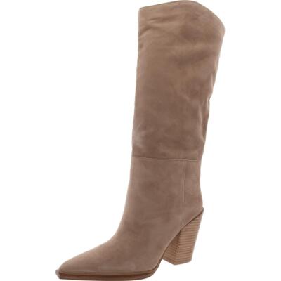 Женские замшевые ботинки Steve Madden из бронзы на высоком каблуке BHFO 4576