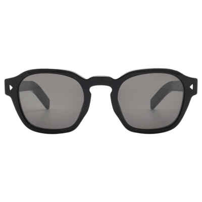 Pre-owned Prada Dark Grey Phantos Men's Sunglasses Pr A16s 16k731 52 Pr A16s 16k731 52 In Gray