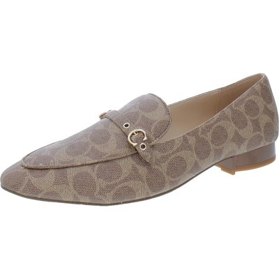 

Женские лоферы Coach Isabel Sig Tan Fashion Loafer 9 Medium (B,M) BHFO 1075, Isabel Sig Loafer