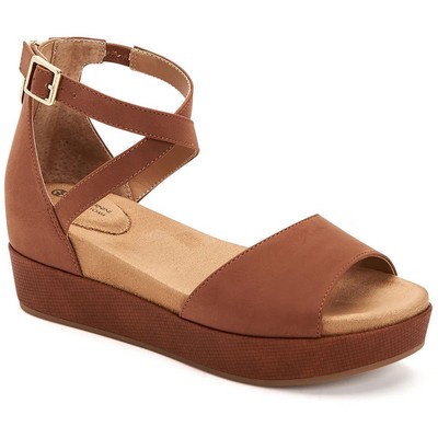 

Женские сандалии на платформе Giani Bernini Ellenaa Tan 11 Medium (B,M) BHFO 2141, Cognac nb, Ellenaa