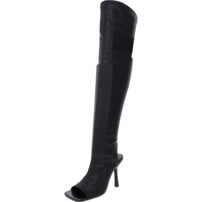 Женские высокие сапоги выше колена Steve Madden Jordyn из искусственной кожи BHFO 2486