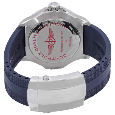 Pre-owned Breitling Superocean Automatic Chronometer Blue Dial Men's Watch A17378e71c1s1