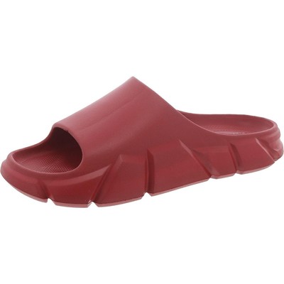 Мужские красные сандалии-слипоны Steve Madden с горкой для бассейна, размер 12, средний (D), BHFO 5045