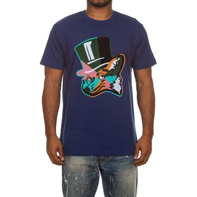 

Мужская футболка Akoo Blue Depths с коротким рукавом из трикотажа с разрезом