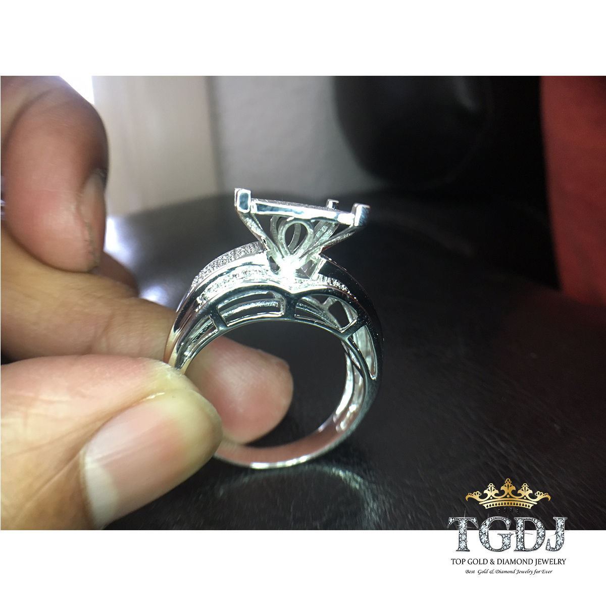 Pre-owned Tgdj Sterling Silver 0.26ct Diamond Wedding And Engagemnet Ring In G- H