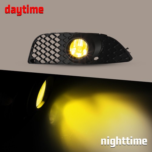 Fog Lights For 07-14 Mitsubishi Lancer Yellow Lens Bumper