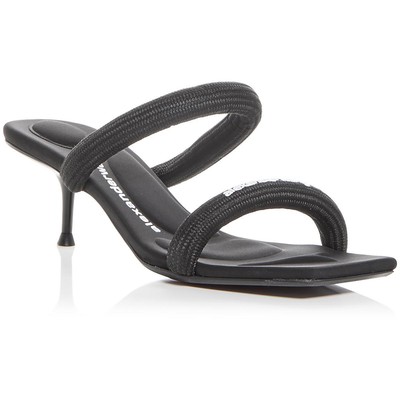 Повседневные босоножки-горки Alexander Wang женские JESSIE Black 8 Medium (B,M) BHFO 5998