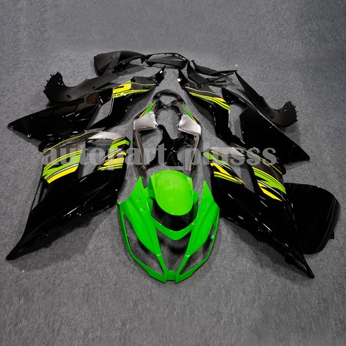 For Kawasaki 2013-2018 Ninja ZX-6R ZX6R ZX636 Green Black Fa