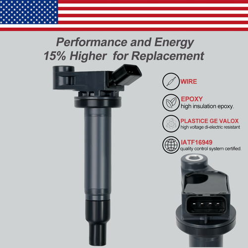 6X Ignition Coil & Iridium Spark Plug for 2001-2006 Toyota Sienna Lexus V6 UF267