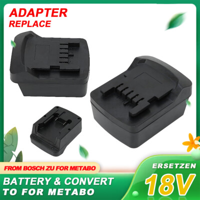 Battery Adapter For Bosch BATSeries To For Metabo 18V Series Cordless Power Tool