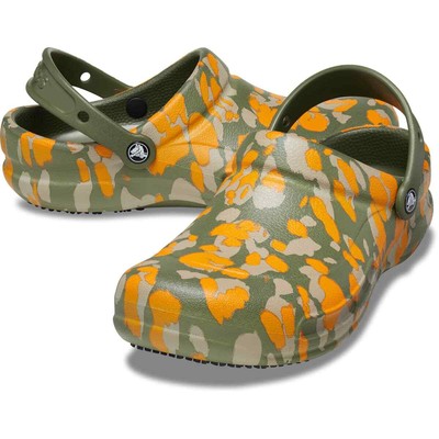 Crocs Slip Resistant Shoes - Bistro Graphic Clogs, Nurse Shoes, Chef Shoes