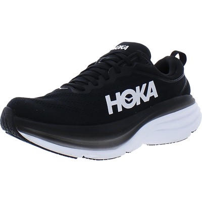 Женские повседневные и модные кроссовки Hoka One One Bondi 8 черно-белые 8 средние (B,M) 2469