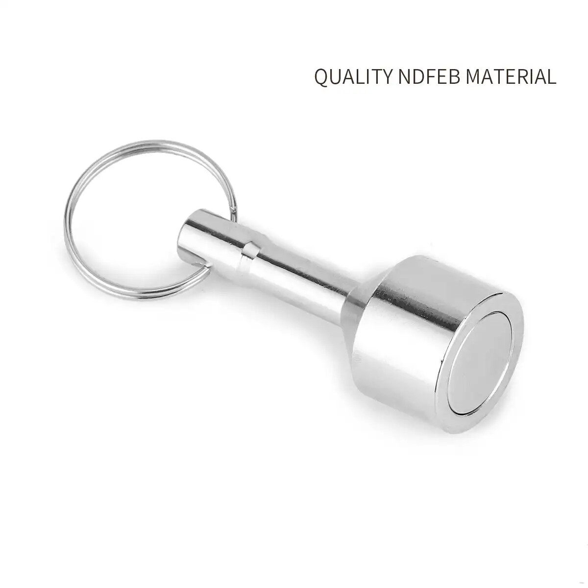 2/4X Keychain Neodymium Magnet for Testing Brass, Gold, Silver, Coins 12/17/21mm