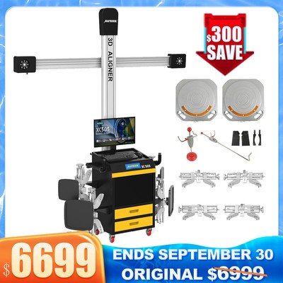 AUTOOL 3D Wheel Alignment Machine Tire Aligner System Alignment Fully Automatic 
