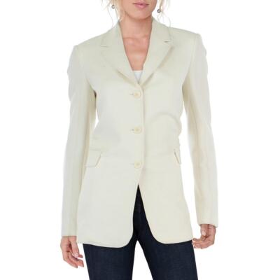 

Женский пиджак Cardinal Ivory из смесовой шерсти Theory Blazer  BHFO 1187, Цвет слоновой кости