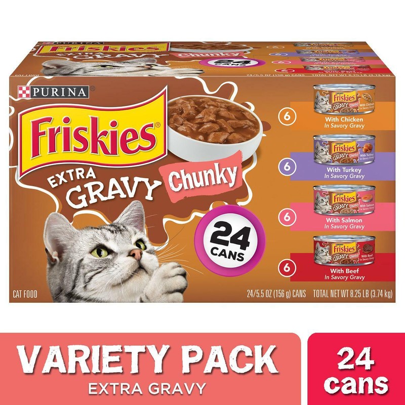Friskies Extra Gravy Chunky Wet Cat Food ...