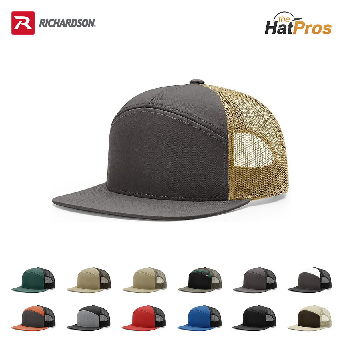 168 Adjustable Snapback Hi-pro Mesh Cap Osfm