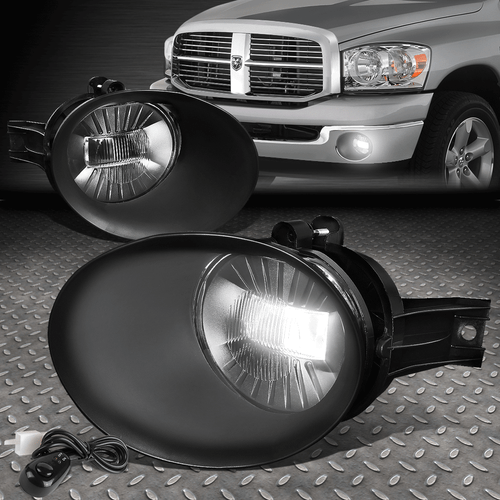 [МОЩНЫЙ СВЕТОДИОД] ДЛЯ 02-09 RAM 1500 2500 3500 ПРОТИВОТУМАННЫХ ФАР с ПРОЗРАЧНЫМ ОБОДКОМ + ПЕРЕКЛЮЧАТЕЛЕМ
