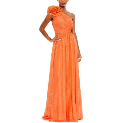Женское шифоновое вечернее платье с фольгой Mac Duggal BHFO 2642