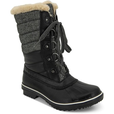 Женские зимние ботинки JBU by Jambu Siberia из искусственной кожи на шнуровке BHFO 8711