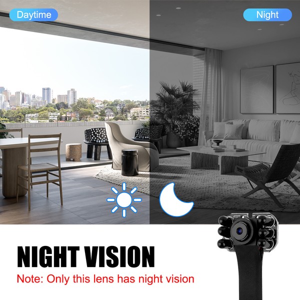 1080P HD Wireless Mini WIFI Camera Hidden Nanny Security Spy DIY Pinhole DVR Cam - Image 8