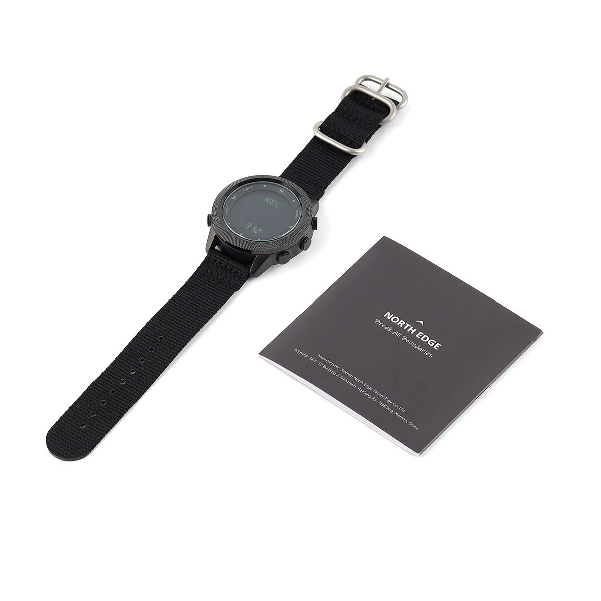 Men Outdoor Sport Tactical Smart Watch Altimeter Barometer Compass WristWatch.